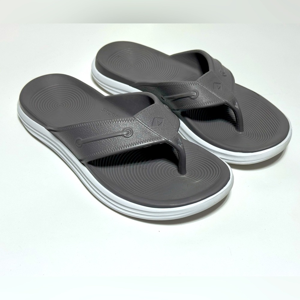Sperry Windward Float Thongs Water Sandals - Men’s 7 Women’s 9- Gray